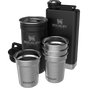 Próbka koloru dla Stanley 1913 Adventure Pre-Party Shot Glass + Flask Set w Matte Black Pebble