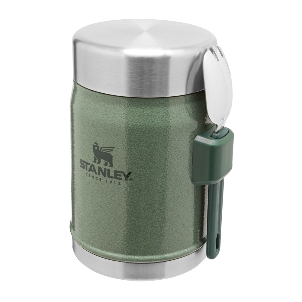 Stanley 1913 Tarro de comida clásico legendario + tenedor-cuchara 0,4 l en Verde martillado | View 1