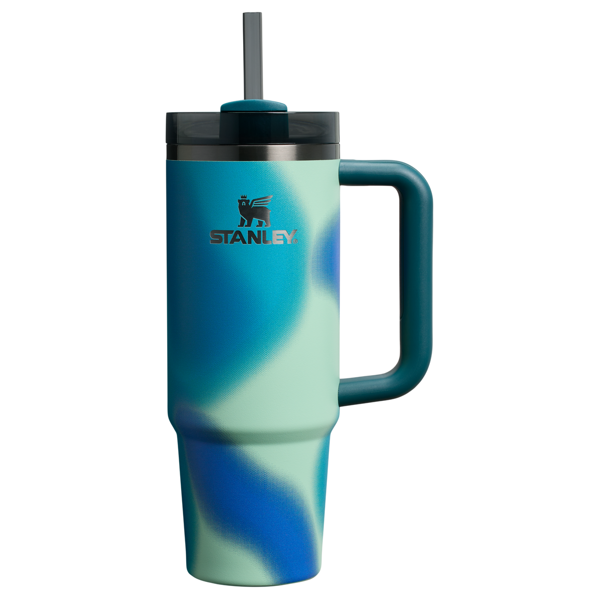 Stanley 1913 Quencher® H2.O FlowState™ Tumbler 0.8L in Coastal Teal Motion | View 1