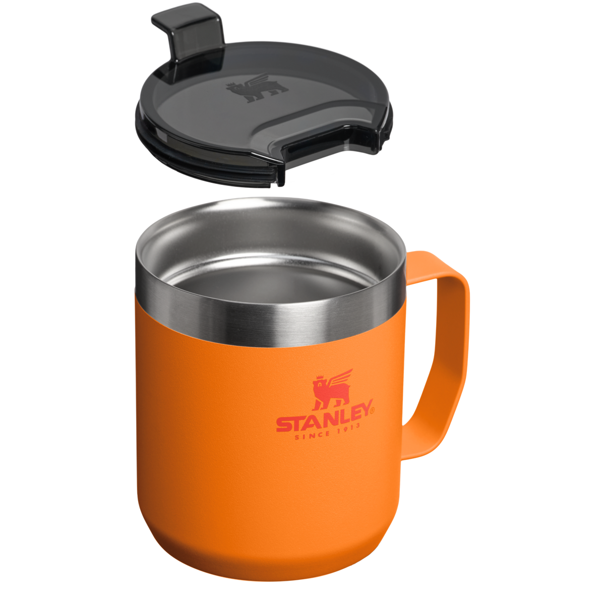 Stanley 1913 Everyday Camp Mug 0.35L dans Goldenrod Coral | Coupe transversale Afficher