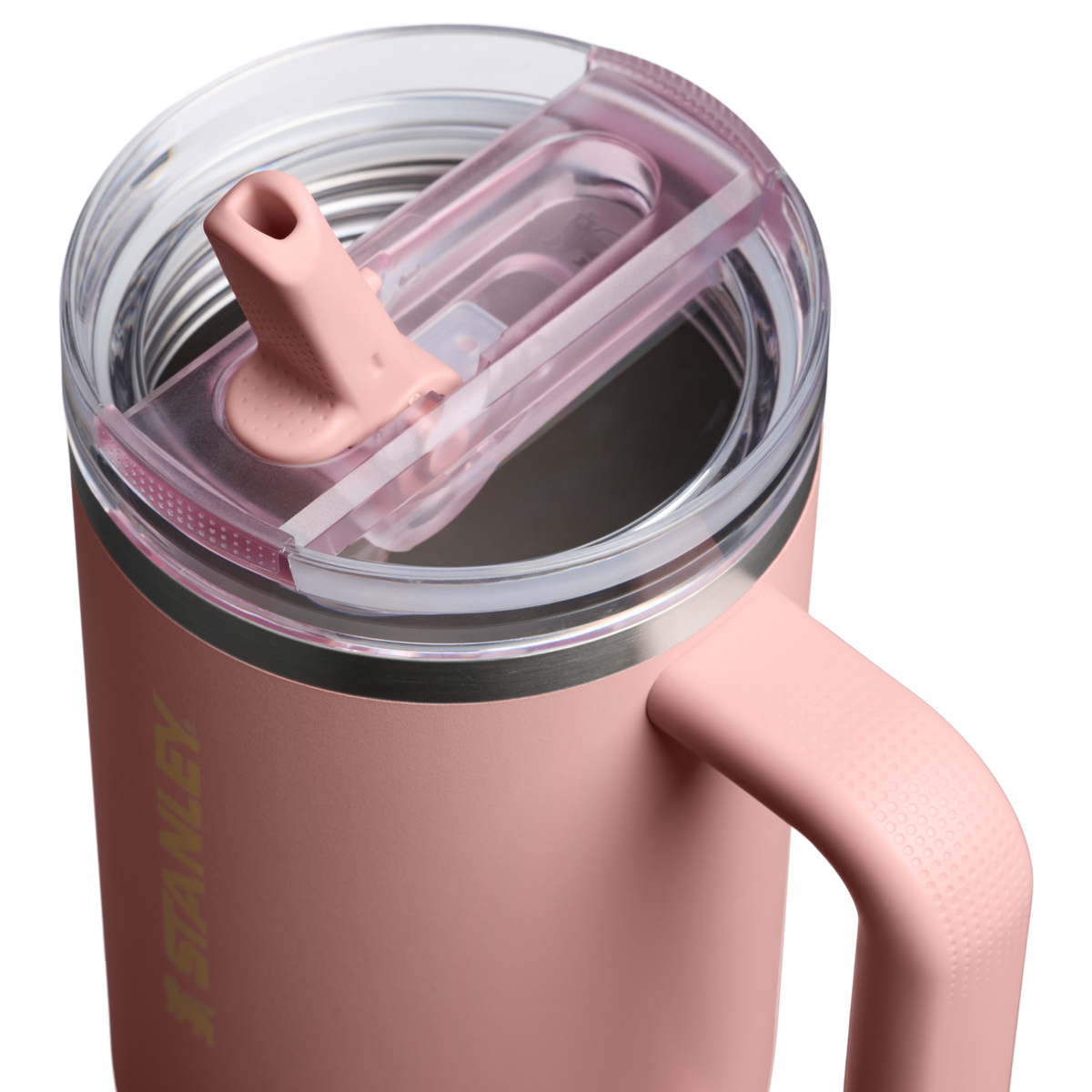 Stanley 1913 Quencher® ProTour Flip Straw Tumbler 1.18L en Peach Rose | Tapa Detallado Ver