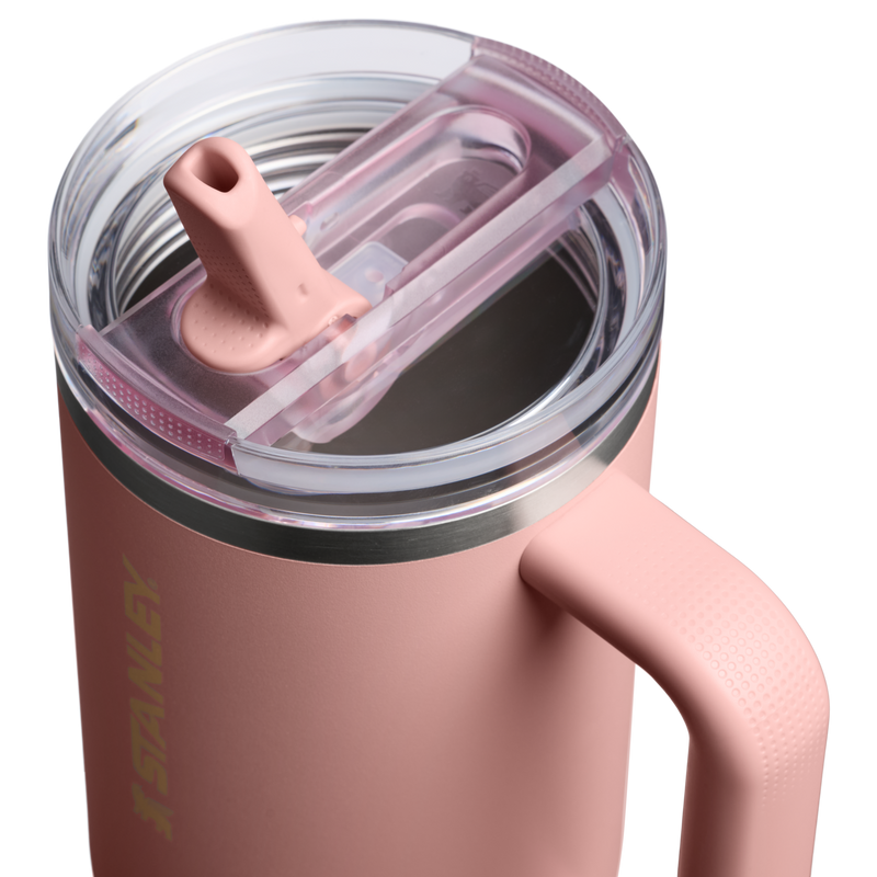 Stanley 1913 Quencher® ProTour Flip Straw Tumbler 1.18L en Peach Rose | Tapa Detallado Ver