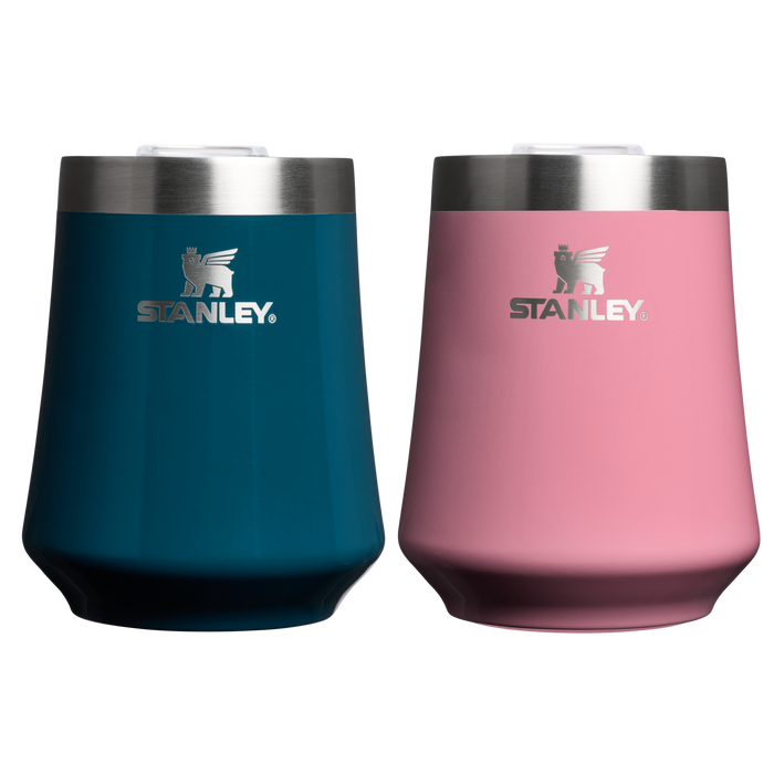 Stanley 1913 Reserve Wine Tumbler Gift Set 0.32L in Ponderosa Gloss/Port Shimmer | Vorderseite Anzeigen
