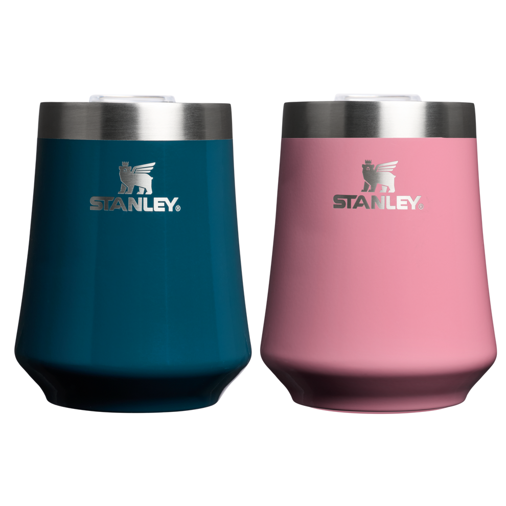 Stanley 1913 Reserve Wine Tumbler Gift Set 0.32L in Ponderosa Gloss/Port Shimmer | Vorderseite Anzeigen