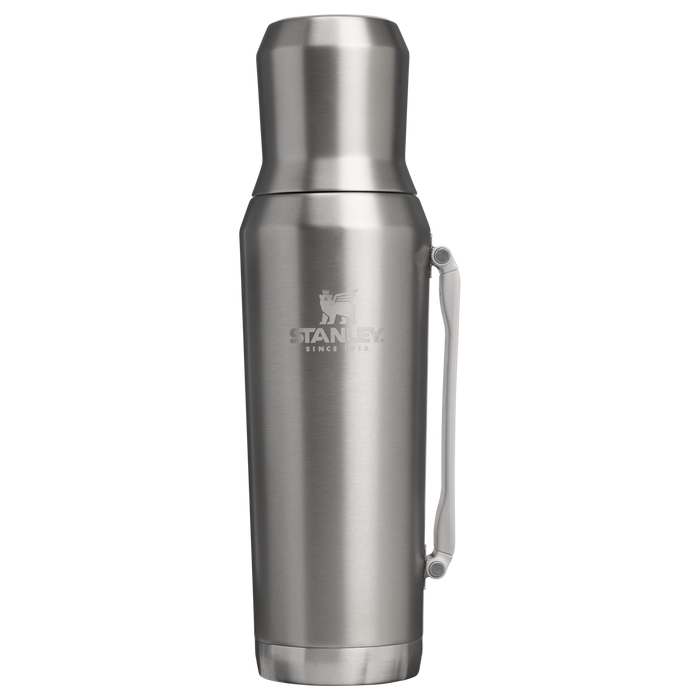 Stanley 1913 Ideal Mate Bottle 1.2L in Stainless Steel Ash | Frontale Visualizza