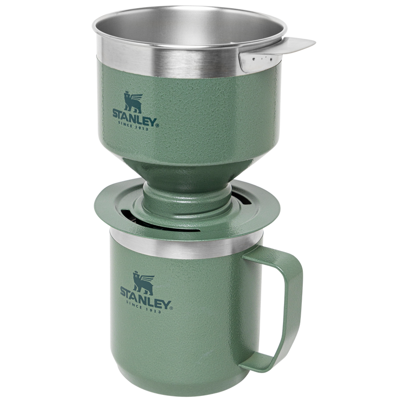 Stanley 1913 Pendleton Yakima Camp Stripes Perfect-Brew Pour Over Set in Hammertone Green