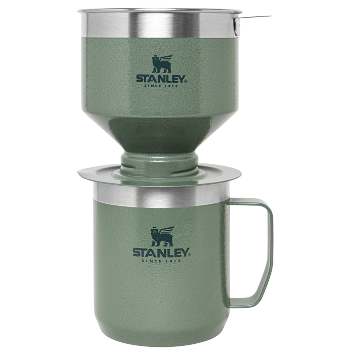 Stanley 1913 Pendleton Yakima Camp Stripes Perfect-Brew Pour Over Set in Hammertone Green