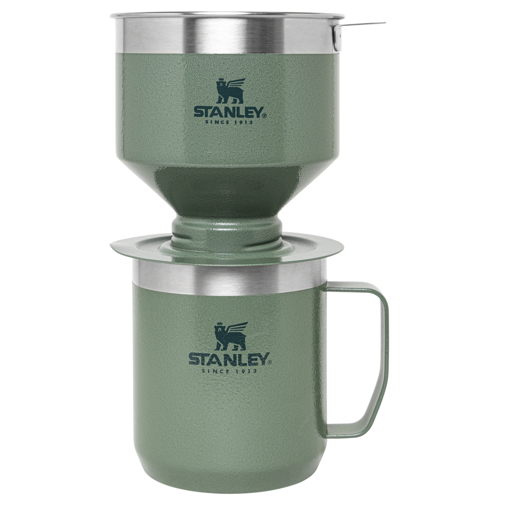 Stanley 1913 Pendleton Yakima Camp Stripes Perfect-Brew Pour Over Set in Hammertone Green