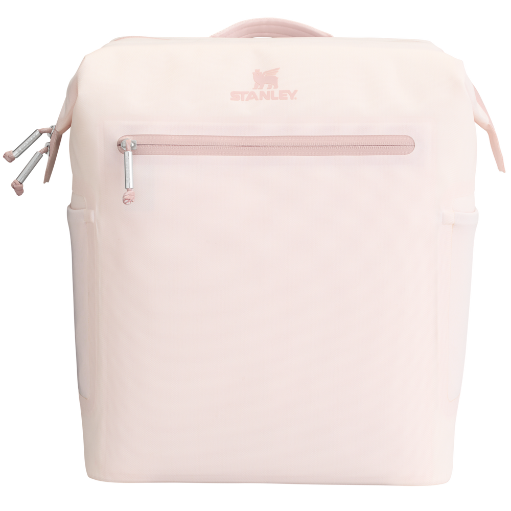 Stanley 1913 All-Day Madeleine Midi Cooler Backpack 14L in Rose Quartz | Zurück Anzeigen