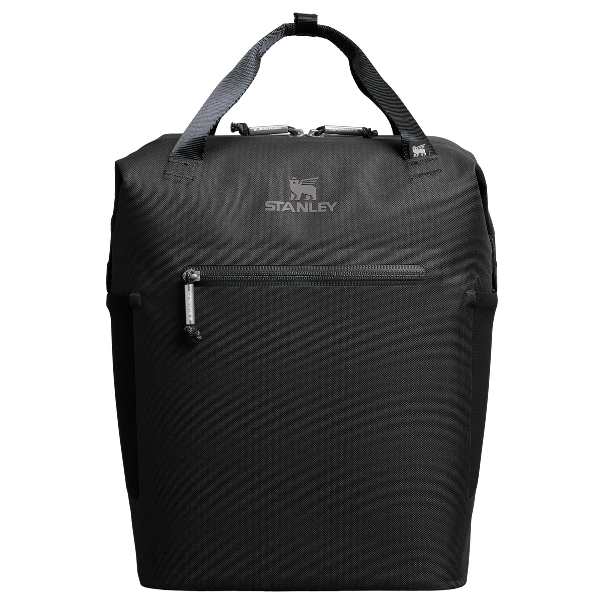 Stanley 1913 Madeleine Mini Backpack Soft Cooler 13.2L in Black | Frontale indietro Visualizza