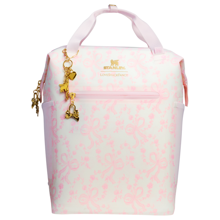 Stanley 1913 Stanley 1913 x LoveShackFancy All-Day Madeleine Mini Soft Cooler 13.2L in Coquette Bow - Chantilly | Voorkant Terug Bekijken