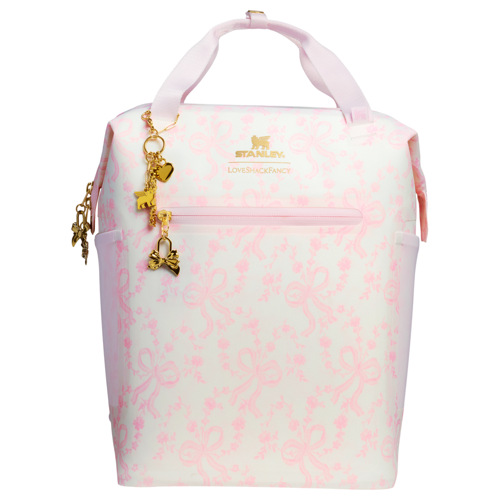 Stanley 1913 Stanley 1913 x LoveShackFancy All-Day Madeleine Mini Soft Cooler 13.2L in Coquette Bow - Chantilly | Voorkant Terug Bekijken
