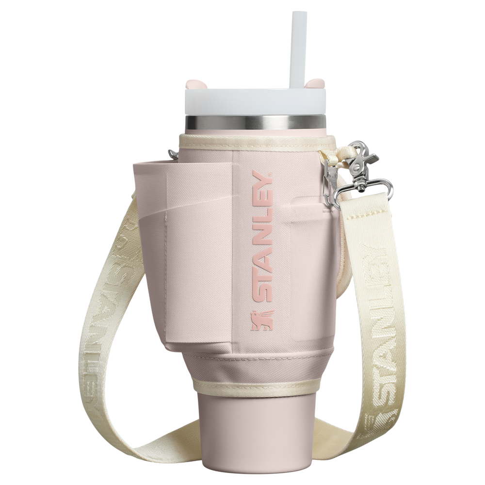 Stanley 1913 All-Day Quencher Carry-All 0.8L in Rose Quartz | Frontale Visualizza