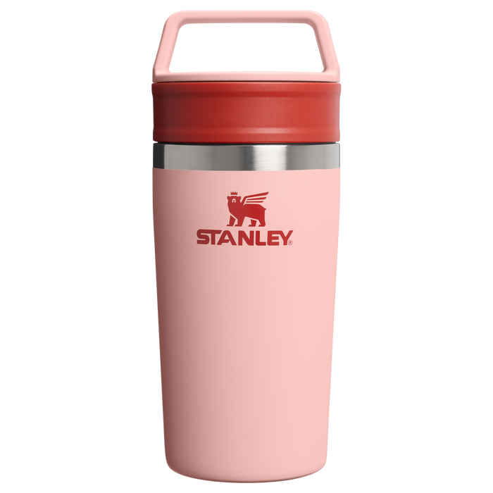 Stanley 1913 Café-To-Go Travel Mug 0.35L in Peach Rose | Frontale Visualizza