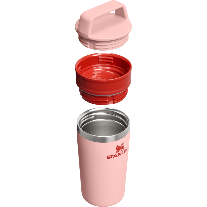 Stanley 1913 Café-To-Go Travel Mug 0.35L in Peach Rose | Sezione trasversale Visualizza