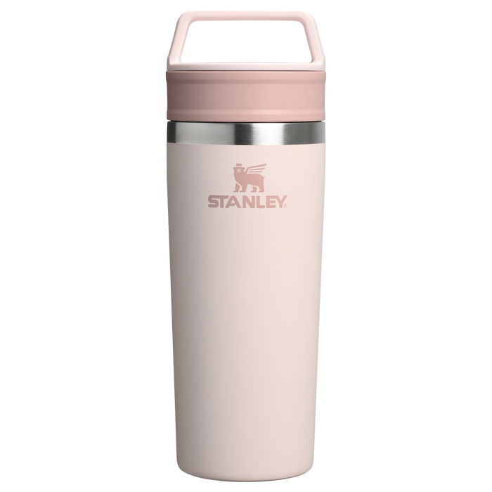 Stanley 1913 Café-To-Go Travel Mug 0.47L in Rose Quartz | Frontale Visualizza