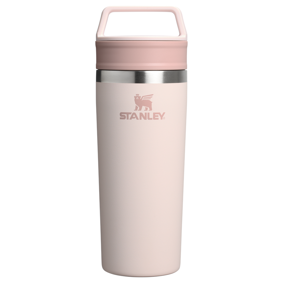 Stanley 1913 Café-To-Go Travel Mug 0.47L in Rose Quartz | Frontale Visualizza