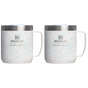 Farbmuster für Stanley 1913 Stanley 1913 x LoveShackFancy Camp Mug Set 0.35L in Coquette Bow - Winter Ice | Vorderseite Anzeigen