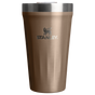 Próbka koloru dla Stanley 1913 Everyday Textured Tumbler 0.47L w Pale Gold Shine | Przód Zobacz