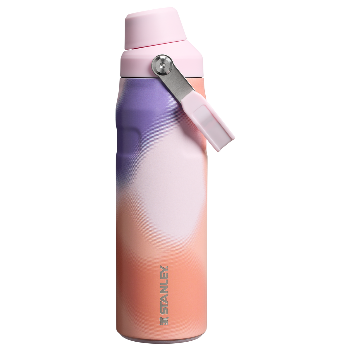 Stanley 1913 IceFlow™ Bottle Fast Flow 0.7L in Rose Petal Motion | Vorderseite Anzeigen