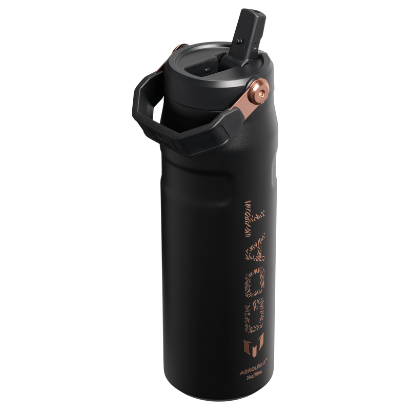 Stanley 1913 Messi x Stanley 1913 IceFlow™ Bottle Flip Straw 2.0 0.71L w Messi GOAT Black | Wstecz Zobacz
