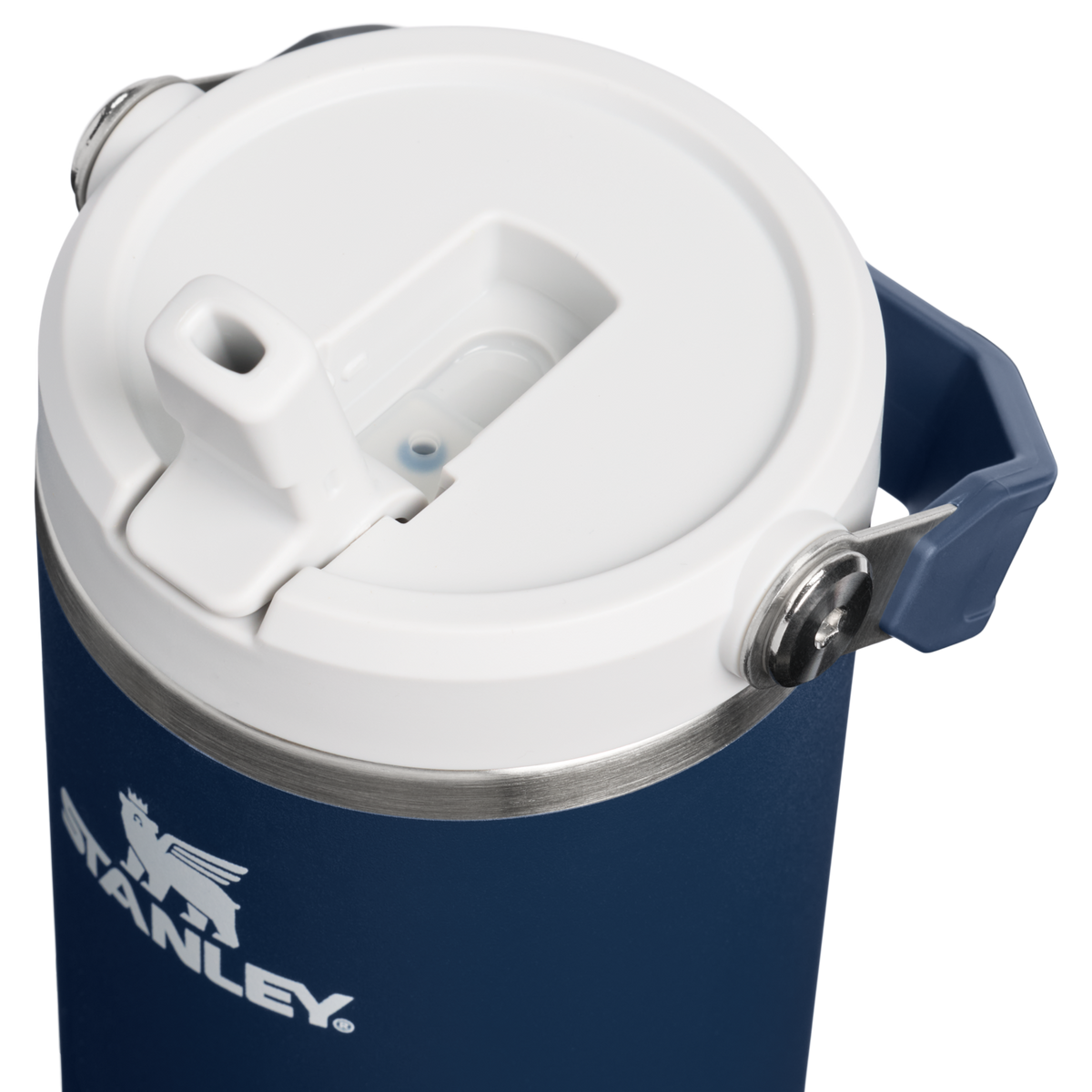 Stanley 1913 IceFlow™ Flip Straw 2.0 Tumbler 0.89L en Dark Navy | Tapa Detallado Ver