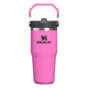 Farbmuster für Stanley 1913 IceFlow™ Flip Straw 2.0 Tumbler 0.41L in Hot Pink | Vorderseite Anzeigen
