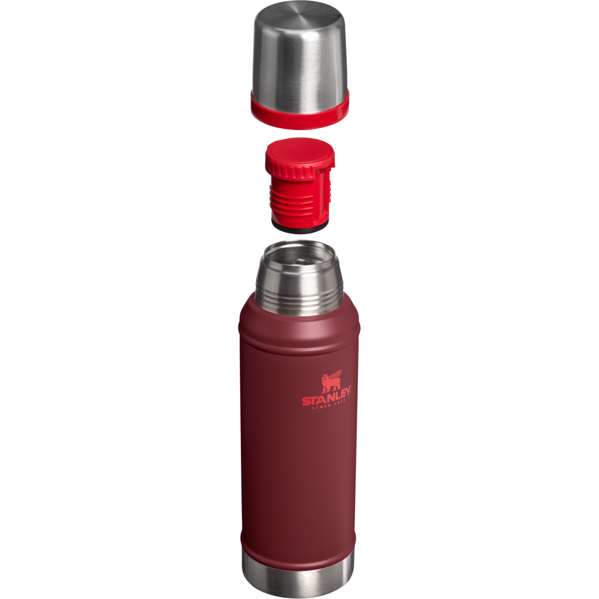 Stanley 1913 Classic Legendary Bottle 0.94L in Cranberry | Querschnitt Anzeigen