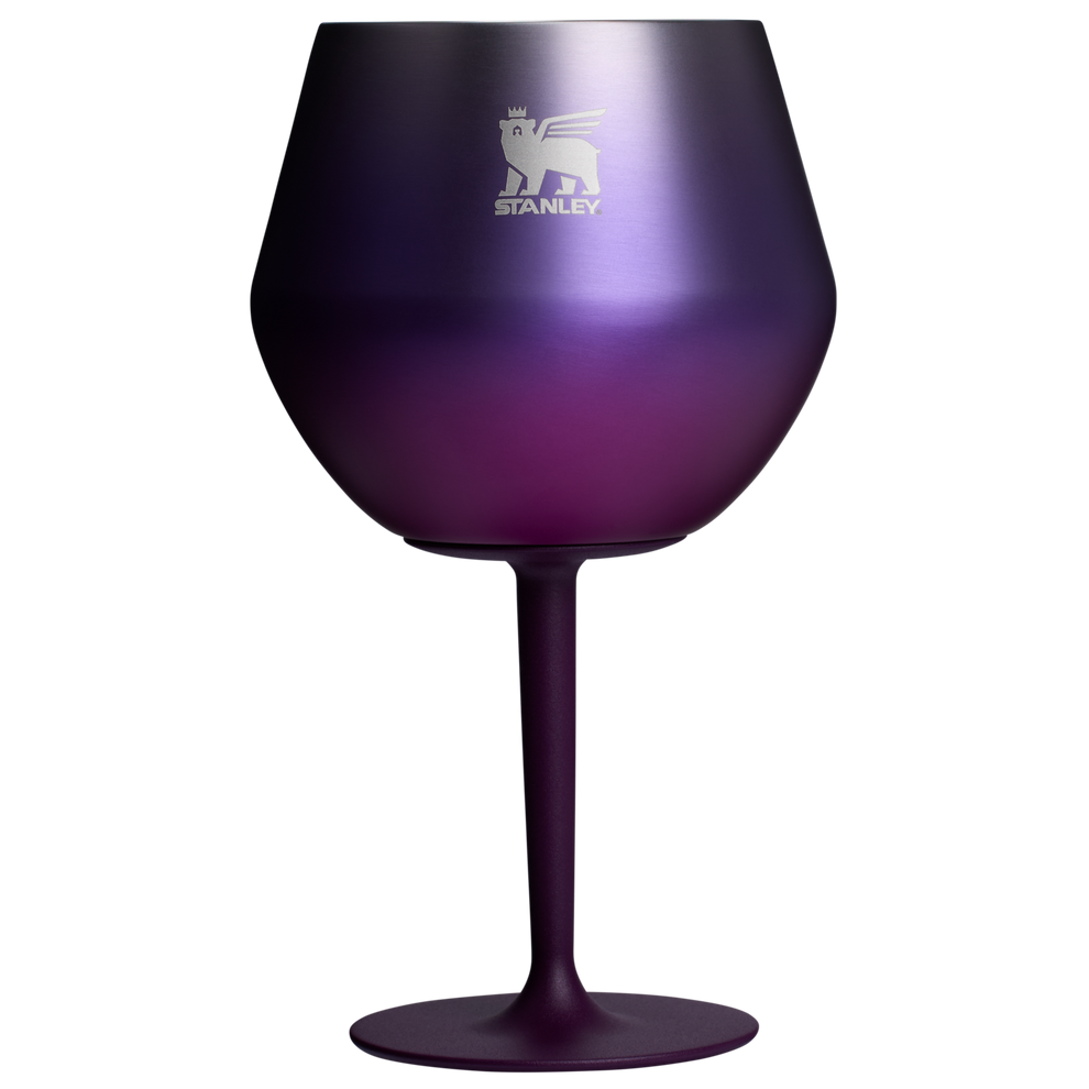Stanley 1913 Lifted Spirits 2-in-1 Cocktail Glass 0.4L in Royal Purple Haze | Front View