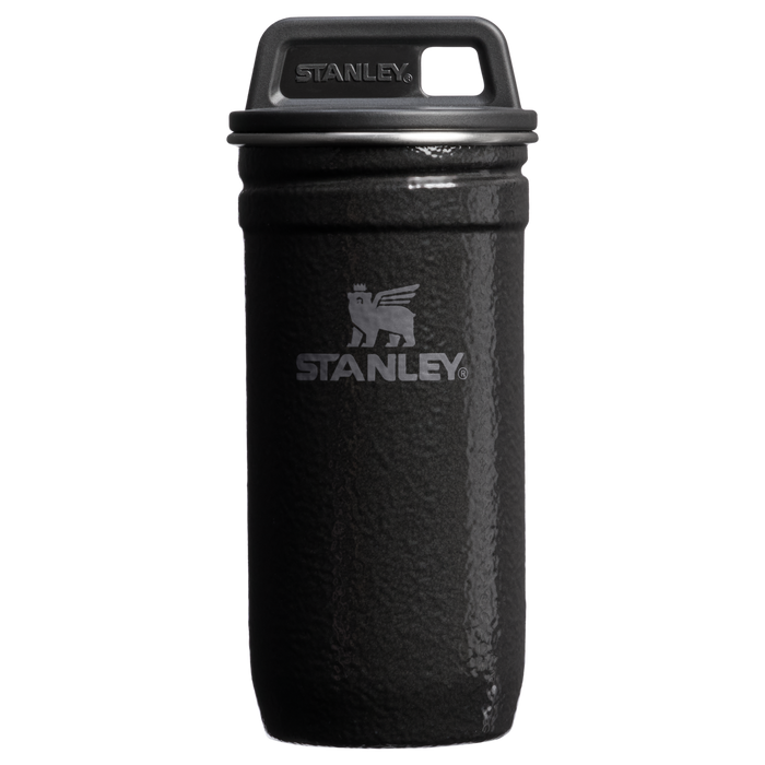 Stanley 1913 Adventure Nesting Shot Glass Set in Hammertone Black | Front View