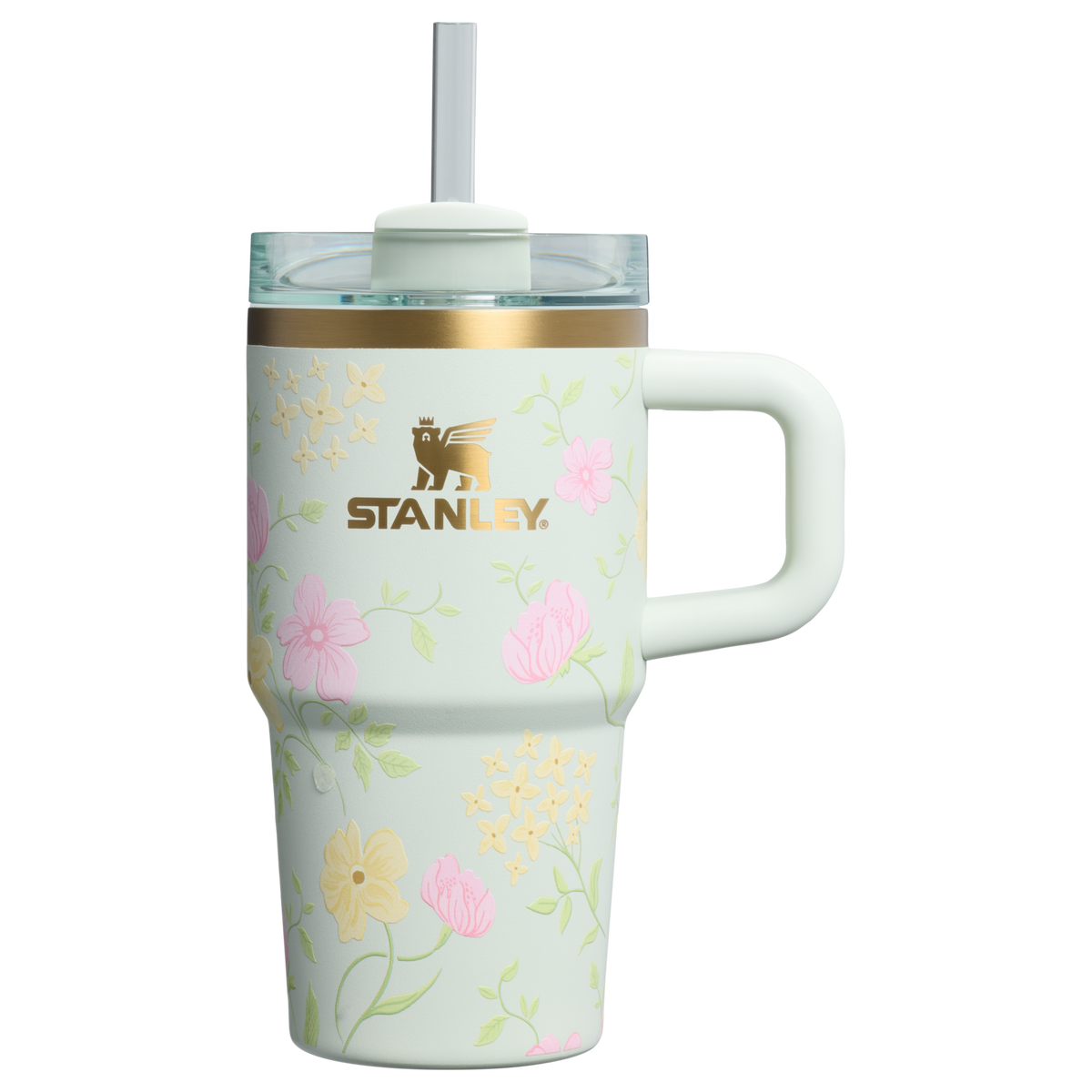Stanley 1913 Quencher® H2.0 FlowState™ Tumbler 0.59L in Spring Blossoms | Front View