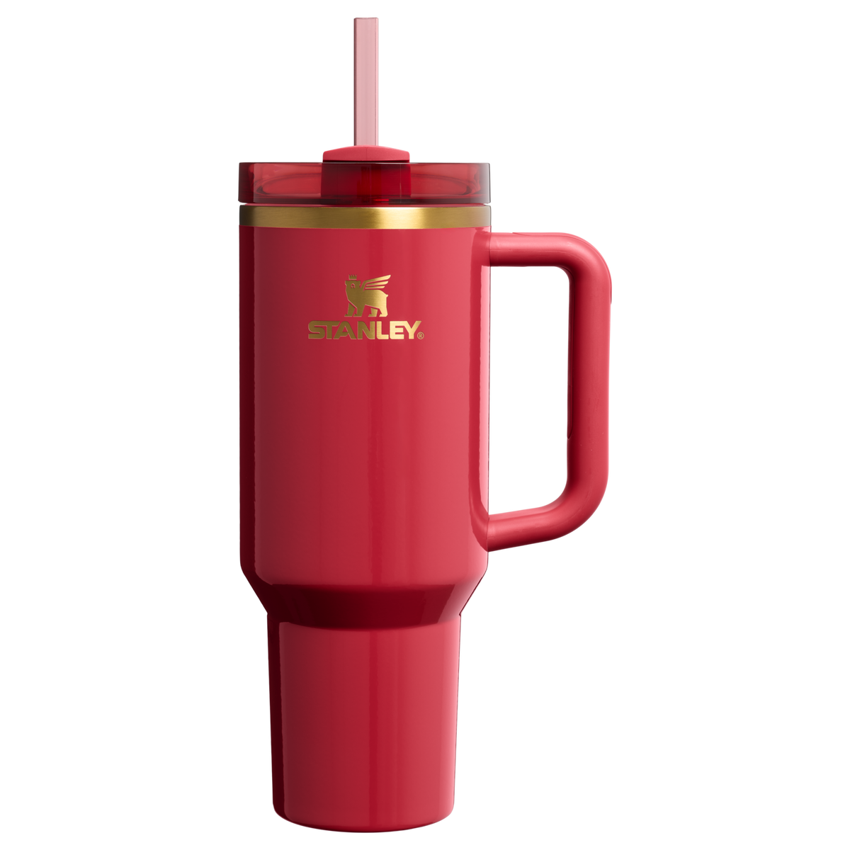 Stanley 1913 Quencher® H2.0 FlowState™ Tumbler 1.18L in Holly Berry Gloss | Front View