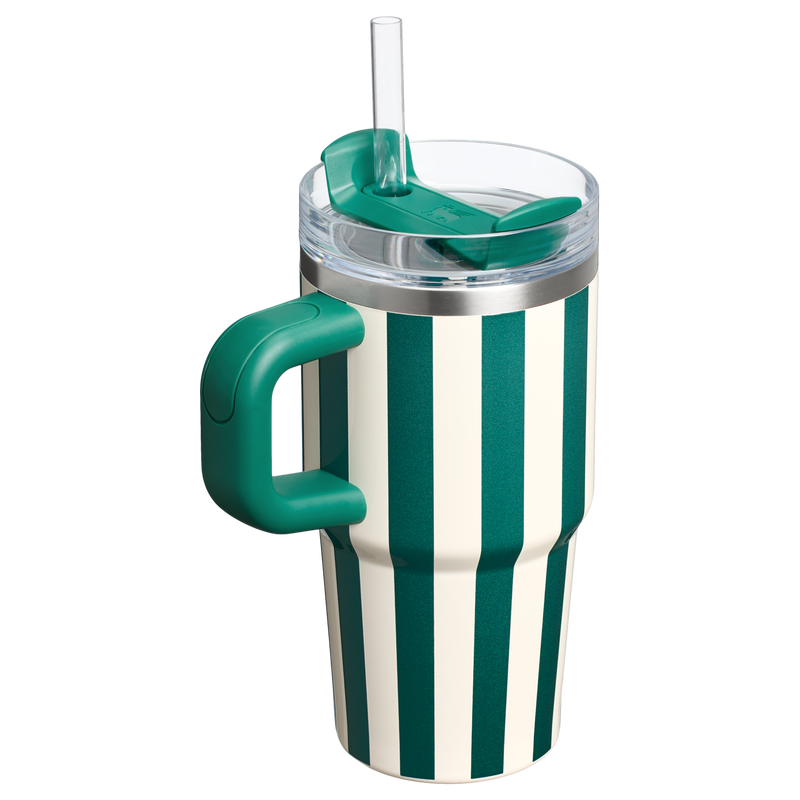 Stanley 1913 Quencher® H2.0 FlowState™ Tumbler 0.59L en Emerald Cabana Gloss | Detrás Ver