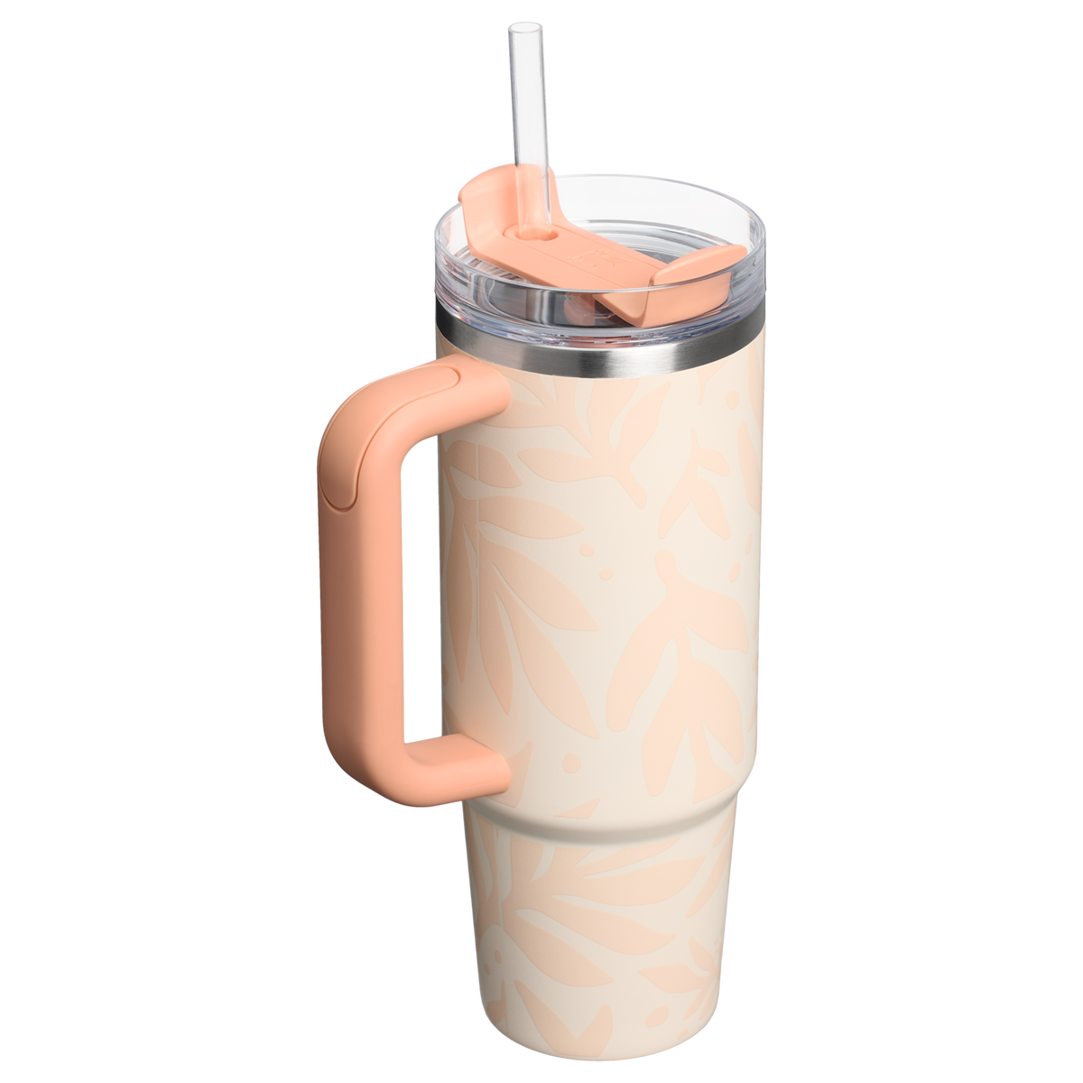Stanley 1913 Quencher® H2.O Flowstate™ Tumbler 0.89L in Apricot Palms | indietro Visualizza
