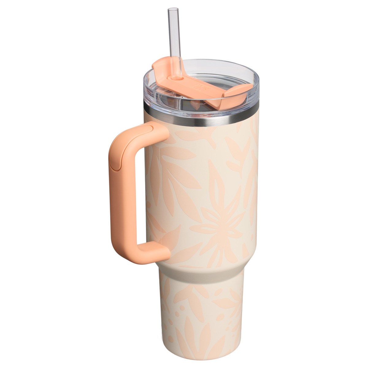 Stanley 1913 Quencher® H2.O Flowstate™ Tumbler 1.18L in Apricot Palms | Zurück Anzeigen