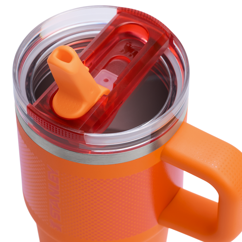 Stanley 1913 Quencher® ProTour Flip Straw Tumbler 0.59L in Goldenrod Fade | Lid Detailed View