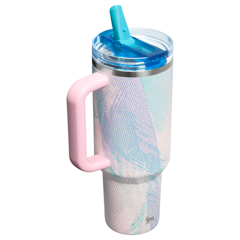 Stanley 1913 Quencher® ProTour Flip Straw Tumbler 1.18L in Sea Glass Plume | Back View