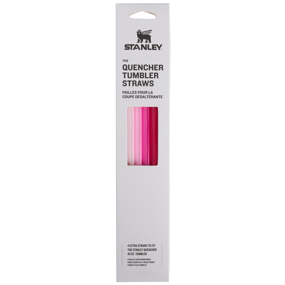 Stanley 1913 Quencher® H2.0 FlowState™ Tumbler Straws 1.18L in Pink | Vorderseite Anzeigen