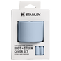 Farbmuster für Stanley 1913 Quencher® Boot and Straw Cover Set 0.89L & 0.59L in Blue Dream | Vorderseite Anzeigen