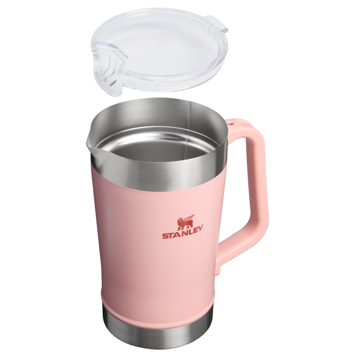 Stanley 1913 Stay Chill Pitcher 1.9L w Peach Rose | Przekrój poprzeczny Zobacz