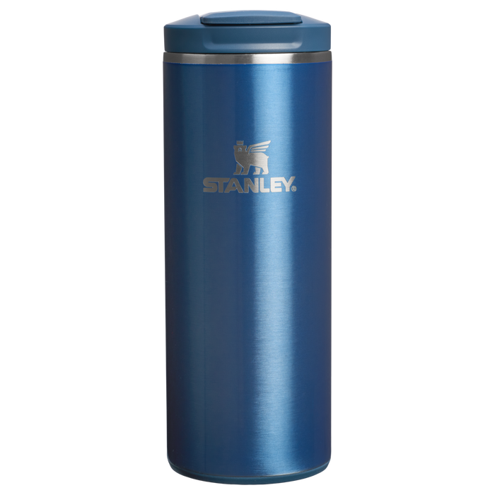 Stanley 1913 Transit Flip Top Mug 0.35L in Glacial Blue Shine | Frontale Visualizza