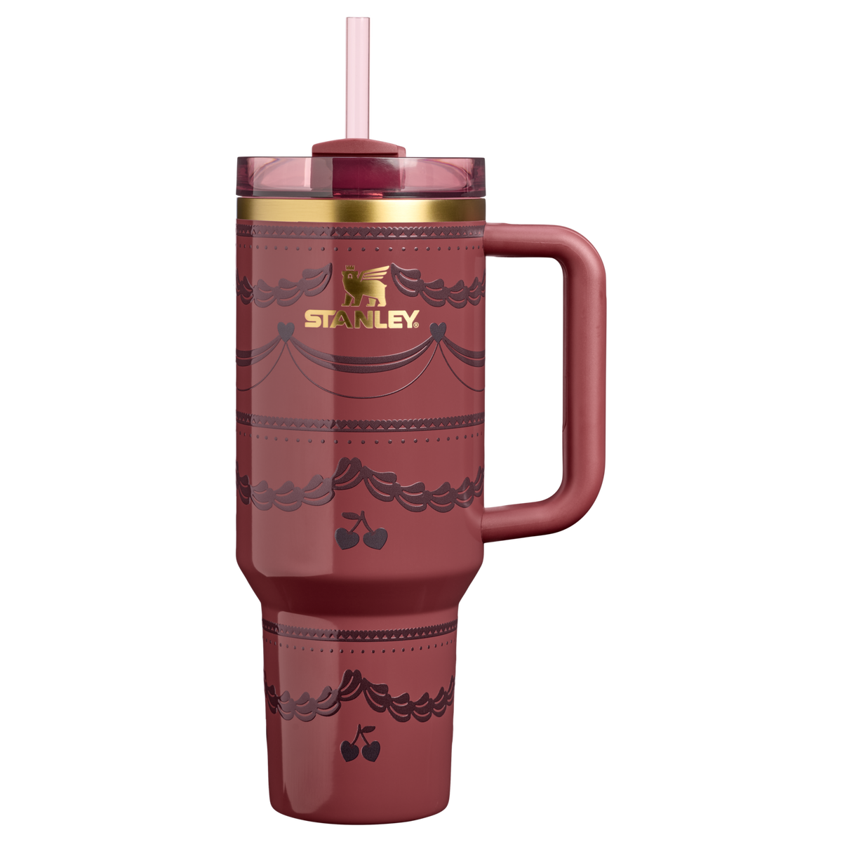 Stanley 1913 Quencher® H2.0 FlowState™ Tumbler 1.18L w Red Velvet Cake | Przód Zobacz